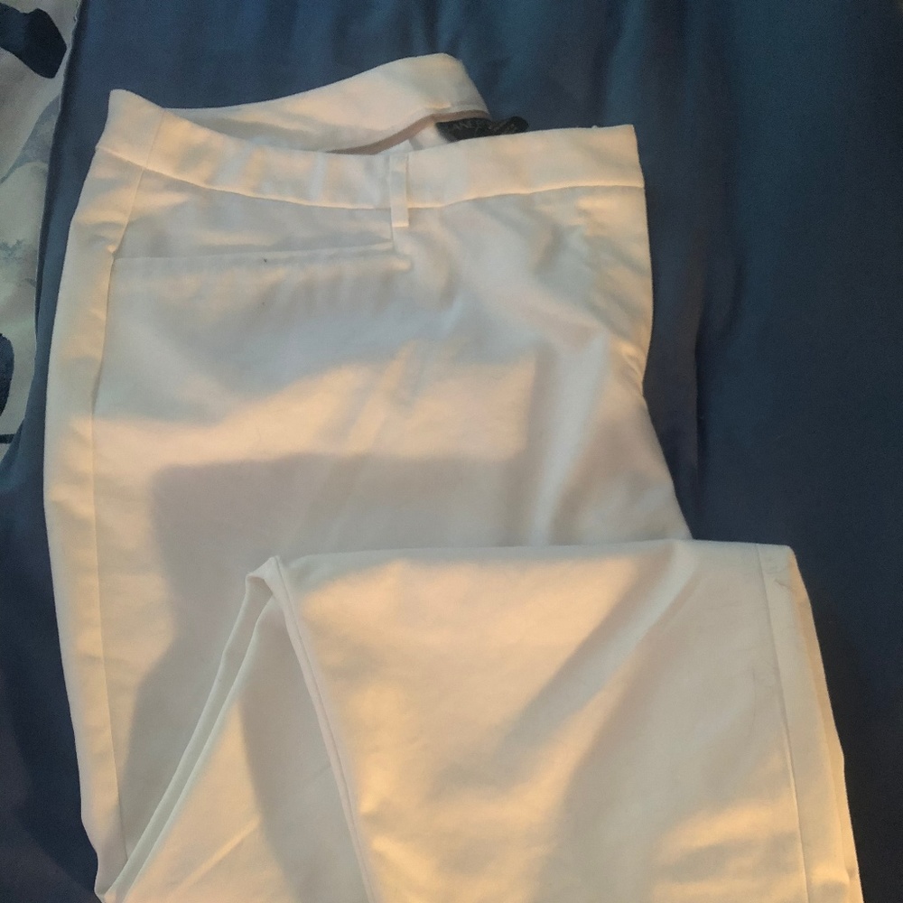 Lane Bryant White Pants